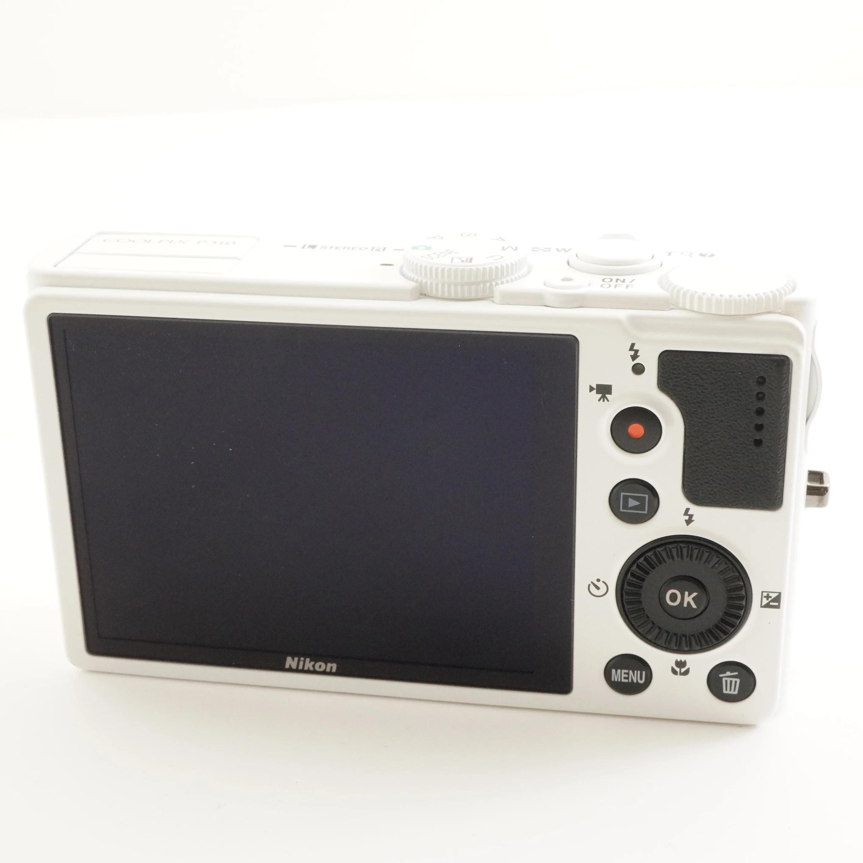 Nikon COOLPIX P310 美品＋SDカード4GB Nikon COOLPIX P310 White + 4GB SDHC Card Digital Camera From Japan