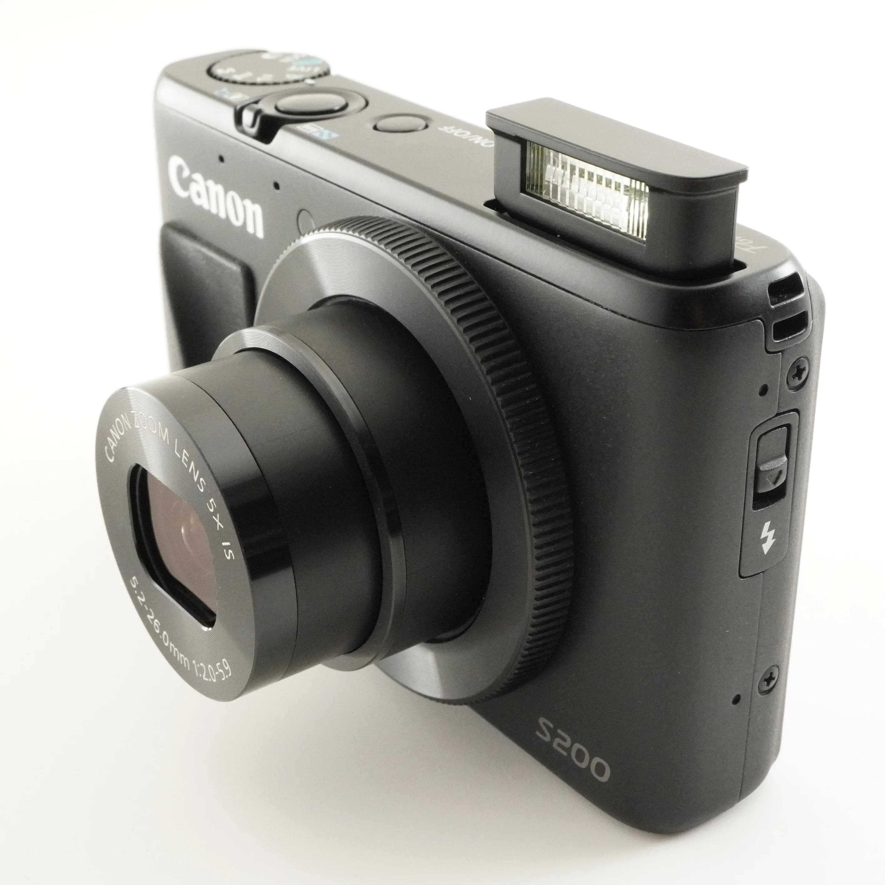 キヤノン PowerShot S200 ブラック 4GB SDHCカード付き デジタルカメラ