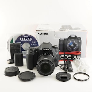 Canon EOS 70D [11,194 Shots] + EF-S 18-55mm Is Stm In Box from Japan #7595