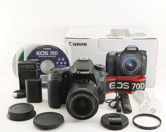 Canon EOS 750qd SLR Camera With Sigma 35-70mm Lens - Etsy Canada