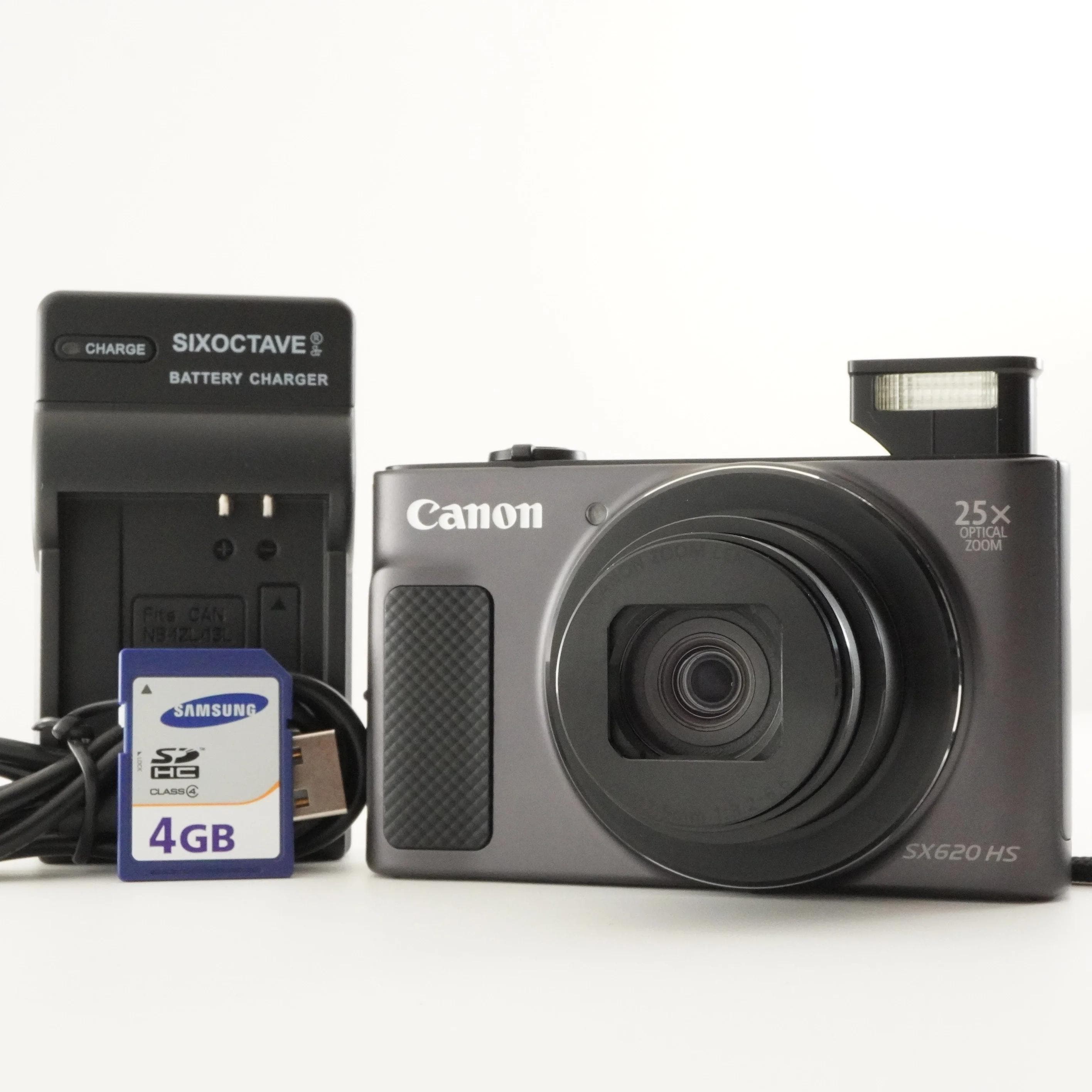 Buy Canon Powershot SX620 HS Black + 4GB Sdhc Card Digital Camera