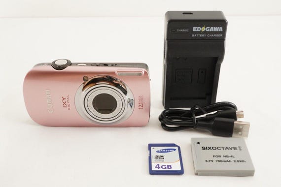 Buy Canon IXY 510 IS Pink With 4GB Sdhc Card Digital Camera From 