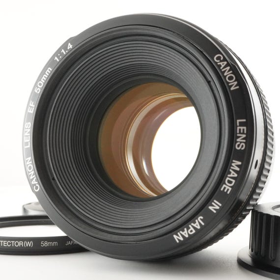 Canon EF 50mm f/1.4 USM フード、フィルター付 ガジェットレビュー】神レンズ！キヤノンEF50mm F1.4 USM｜EmuLog