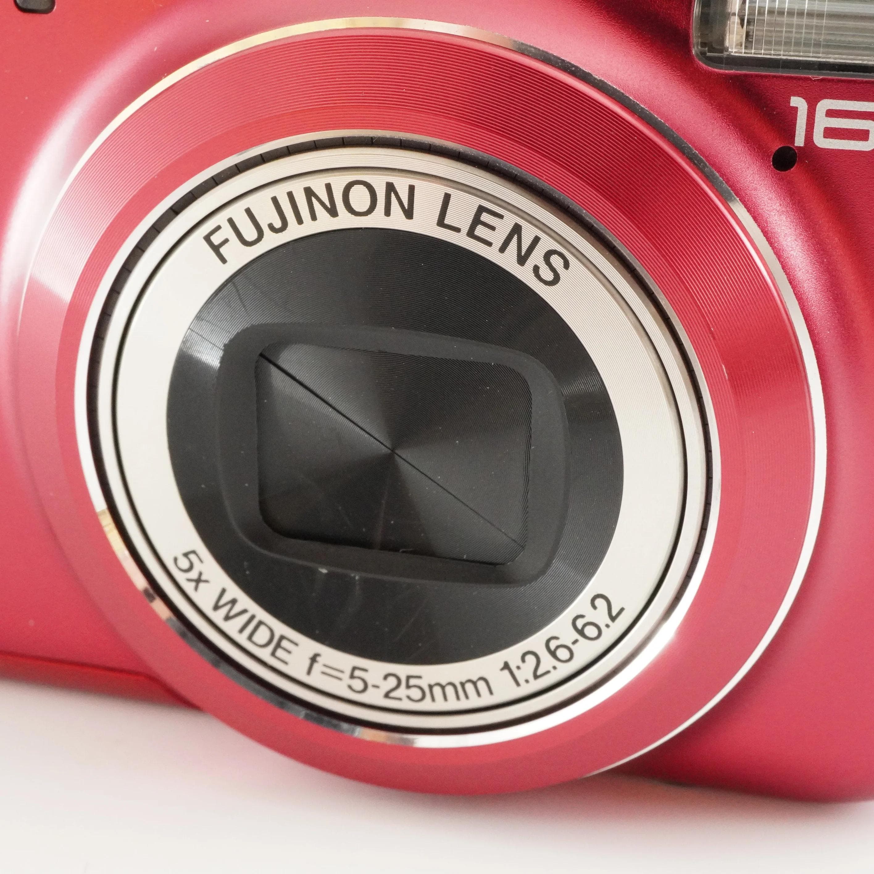 FUJIFILM Finepix JX400 Red in Box With 4GB Sdhc Card From Japan