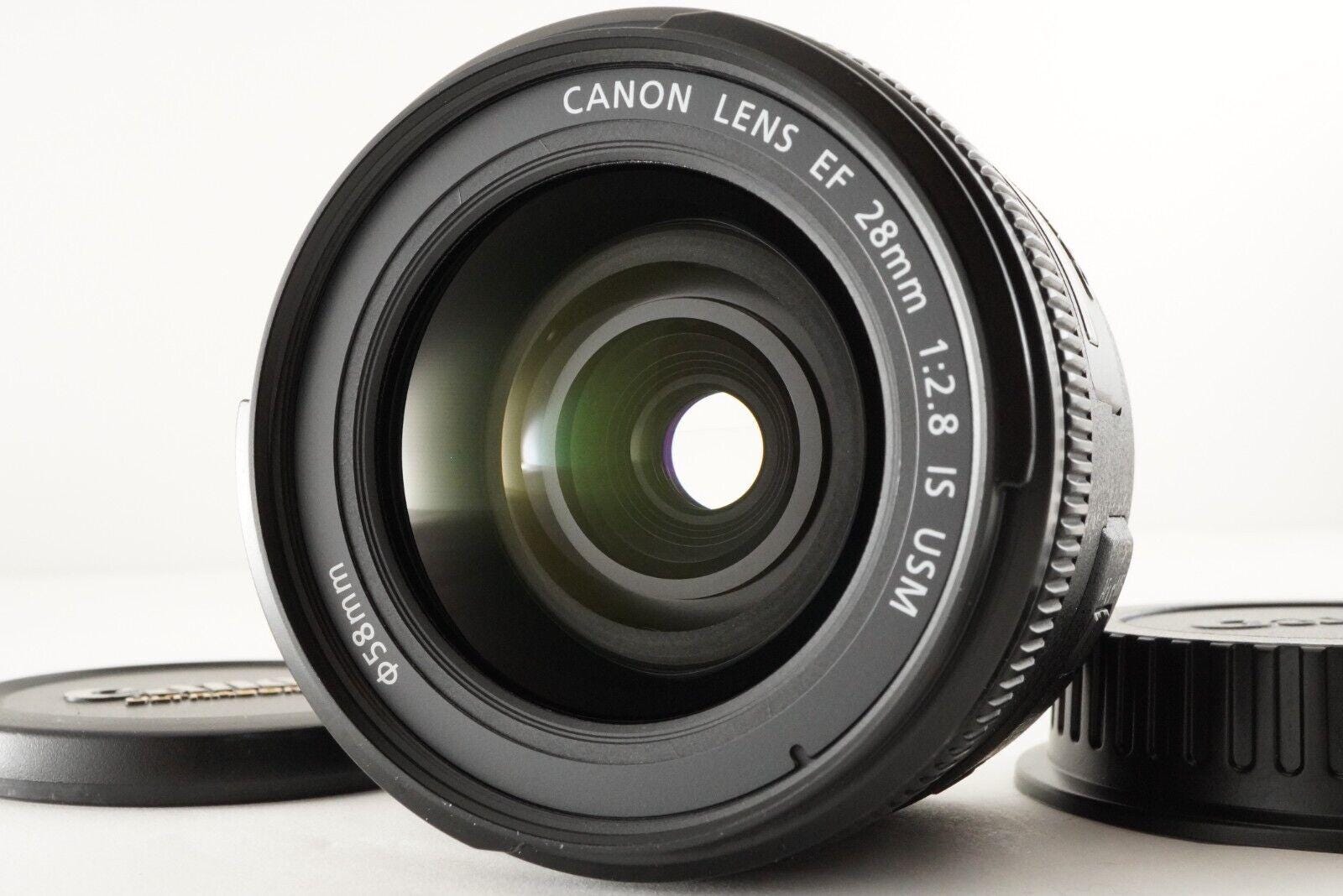 Canon EF 28mm F2.8 IS Usm Af Wide Angle Lens From Japan