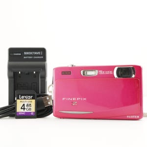 FUJIFILM FinePix Z950 EXR ピンク + 4GB SDHCカード デジタルカメラ 日本製 #4698