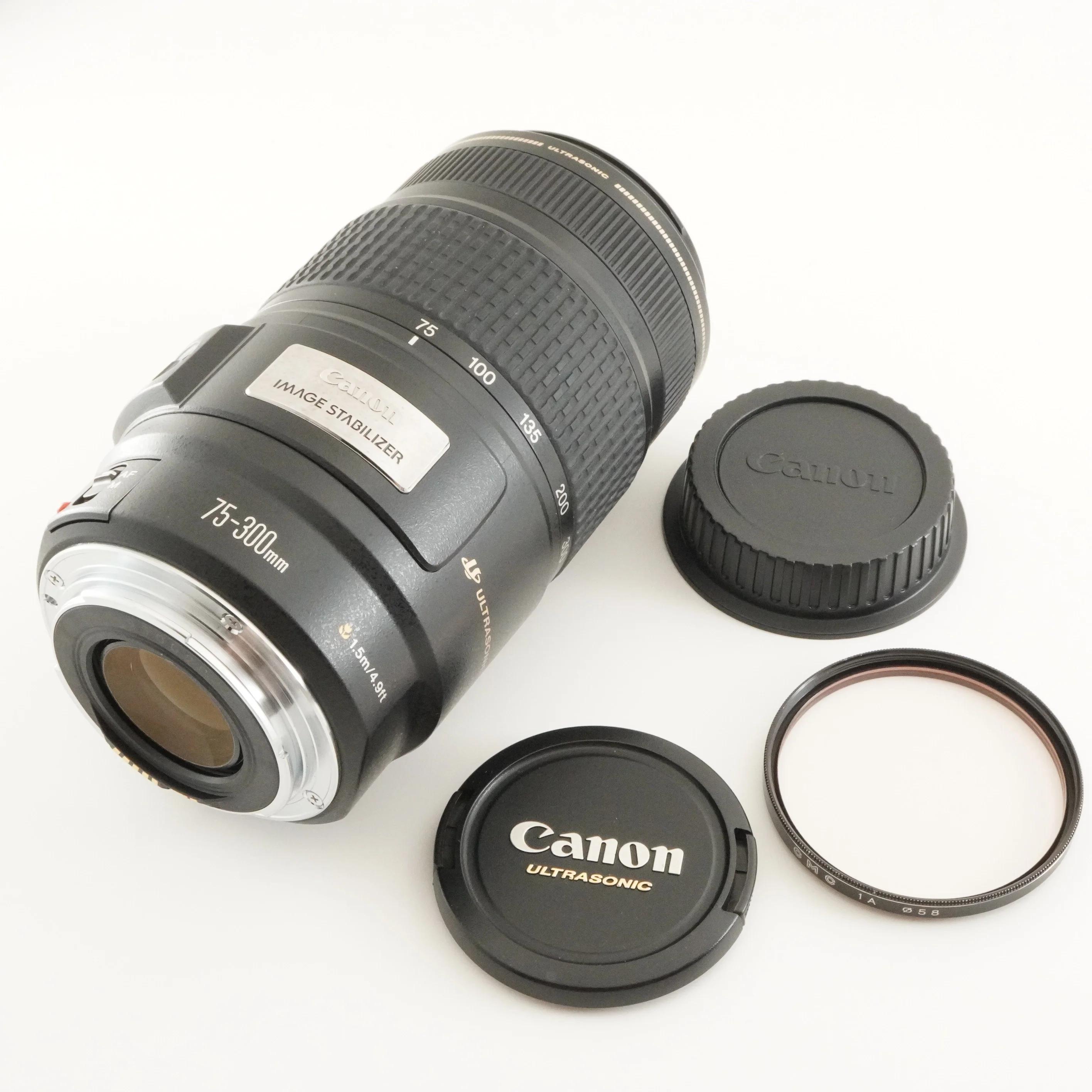 Canon EF 75-300 mm F4-5.6 IS USM AFズームレンズ（日本製）#7731