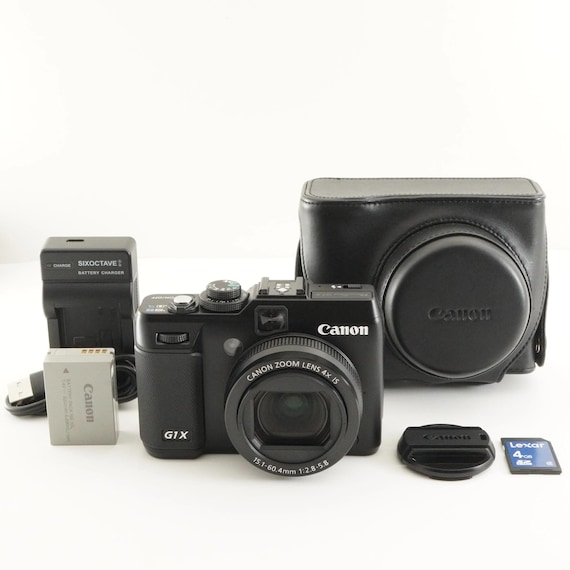 Canon PowerShot G1X ケース付き + 4GB SDHCカード付き デジタルカメラ 