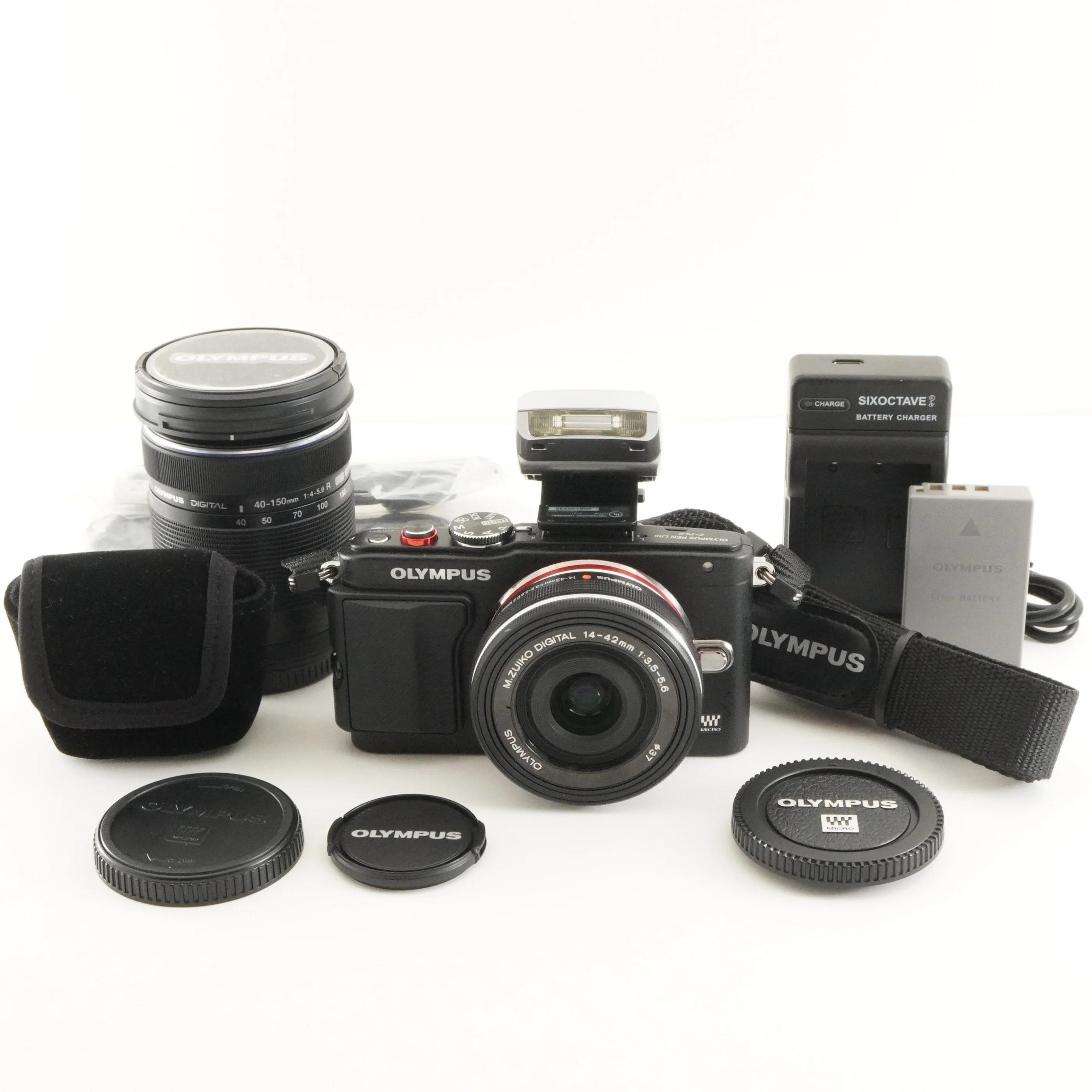 OLYMPUS E−PL6 E-PL6 BLACK Olympus PEN Lite E-PL6 Mirrorless Digital Camera | Black | White