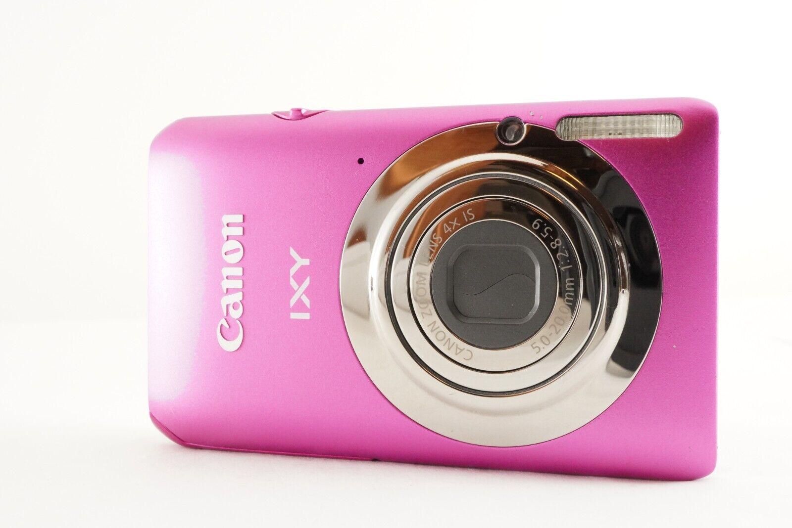 Canon IXY 210F Pink With 4GB Sdhc Card Compact Digital