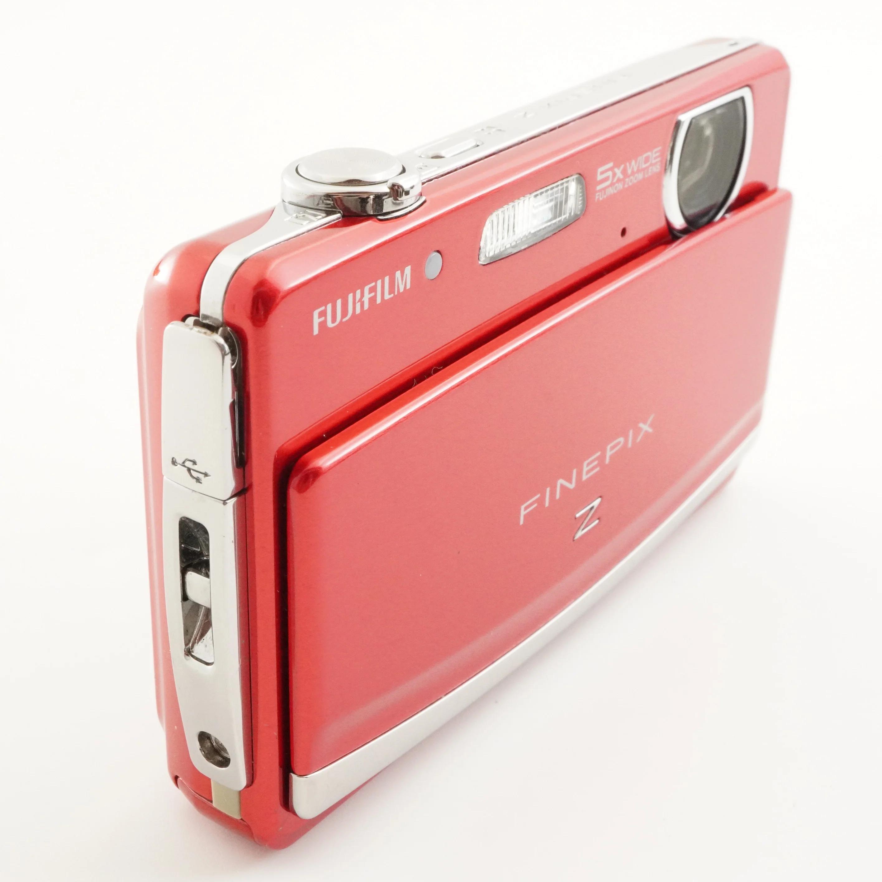 FUJIFILM Finepix Z90 Red + 2GB Sd Card Digital Camera From Japan