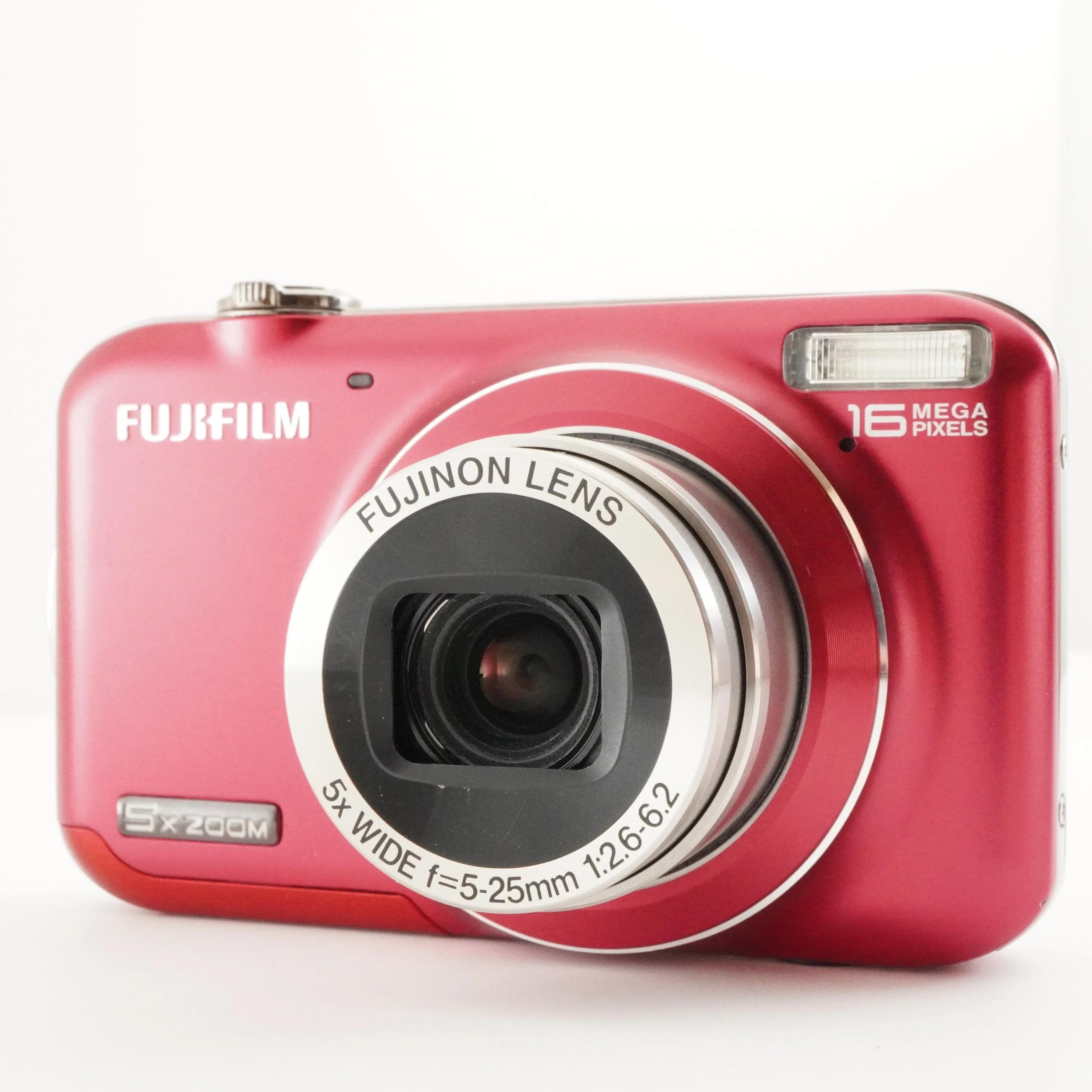 FUJIFILM Finepix JX400 デジタルカメラ レッド FUJIFILM FinePix JX400 レッド 箱入り 4GB SDHCカード付き 日本製
