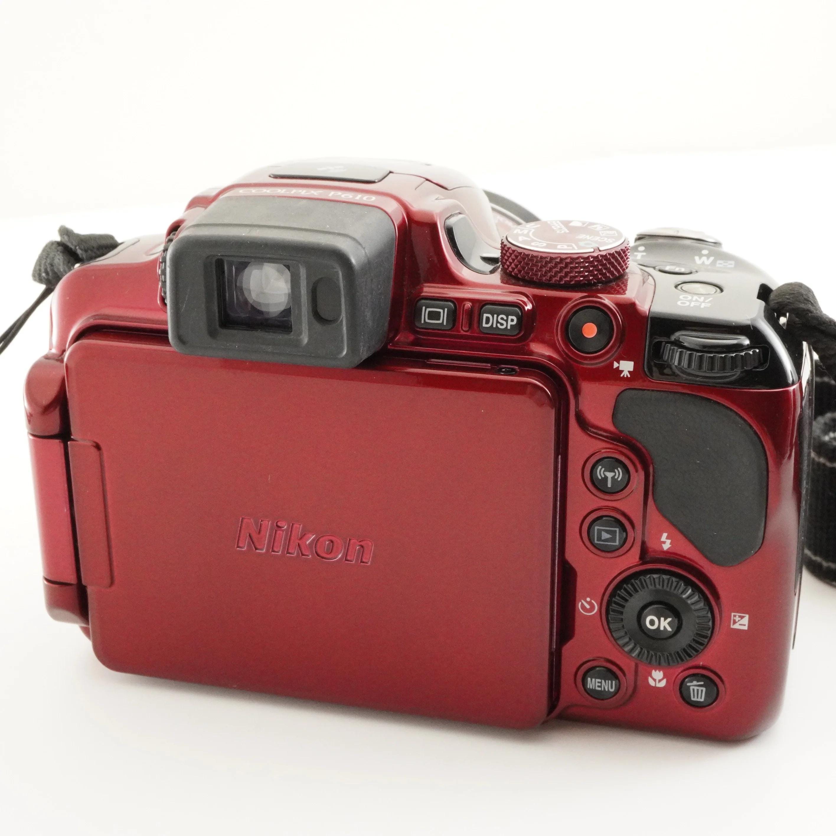 Nikon COOLPIX P610 Czerwony w pudełku z kartą SD 4GB z