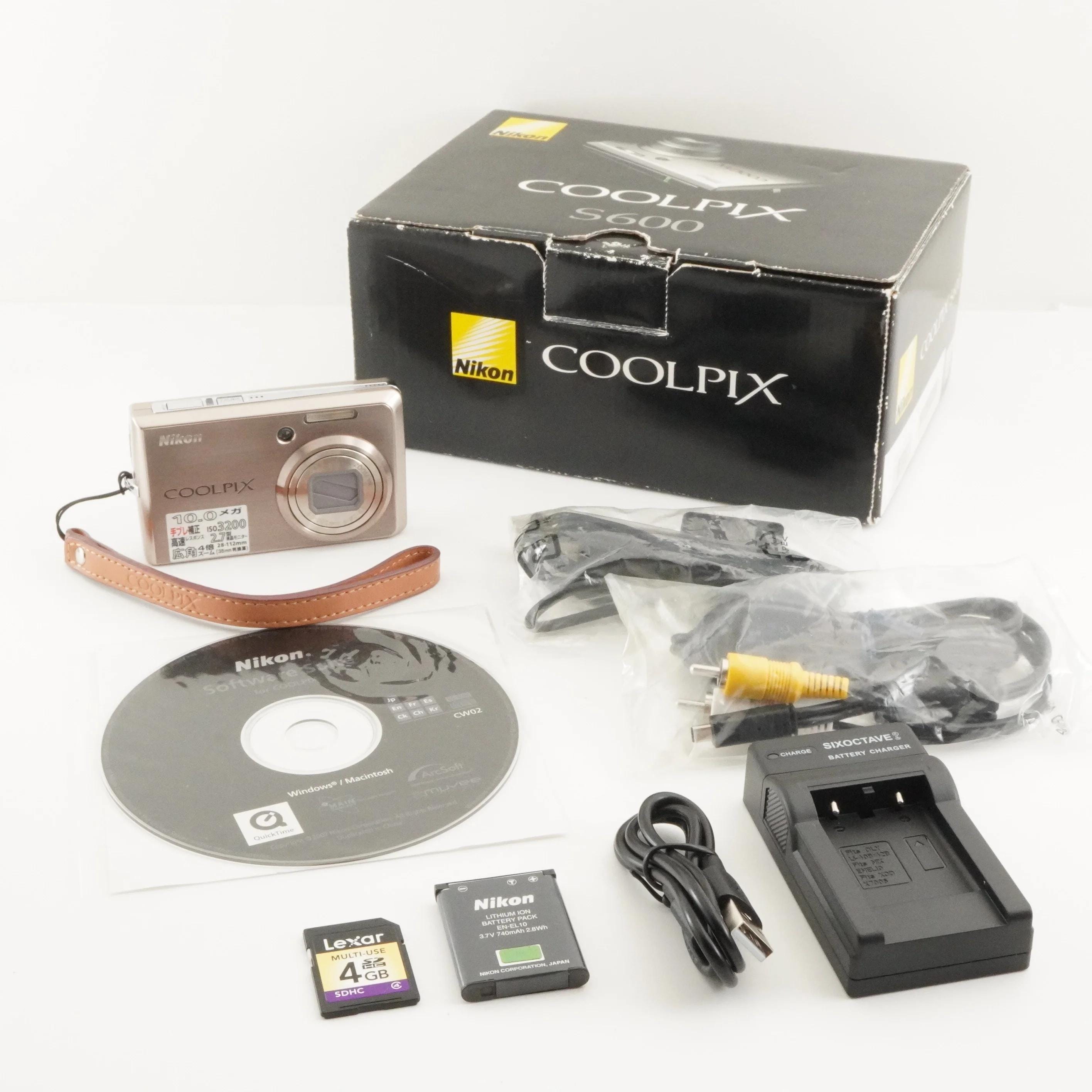 Nikon COOLPIX S600〈SDカード付〉 Amazon | Nikon デジタルカメラ COOLPIX S600 ピンクゴールド