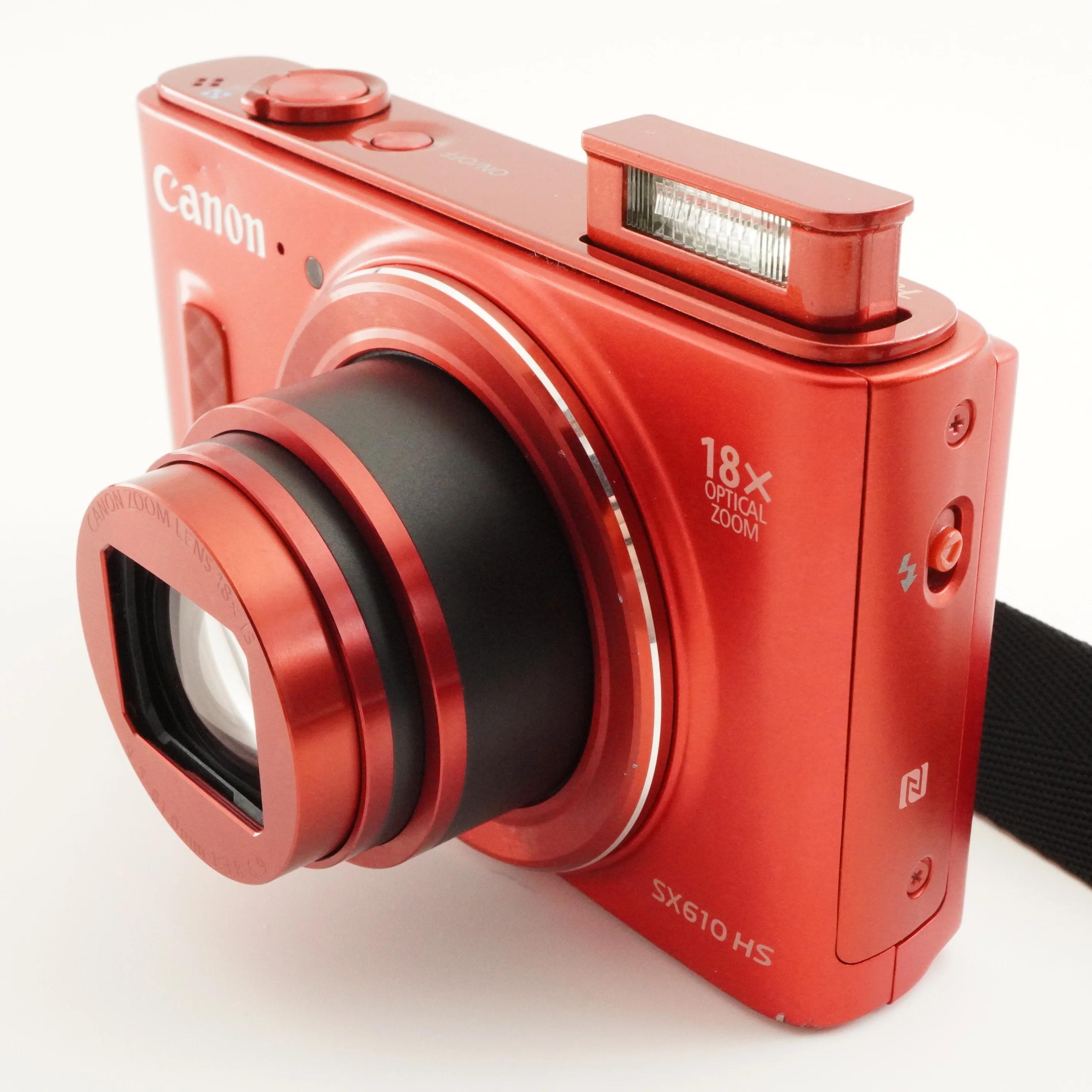 Canon Powershot SX610 HS Red With 4GB Sdhc Card Digital Camera