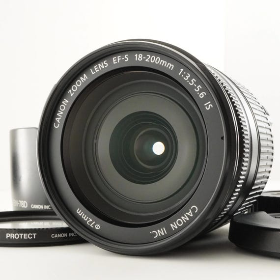 Canon EF-S 18-200mm F3.5-5.6 IS Af Zoom Lens From Japan #8995 - Etsy