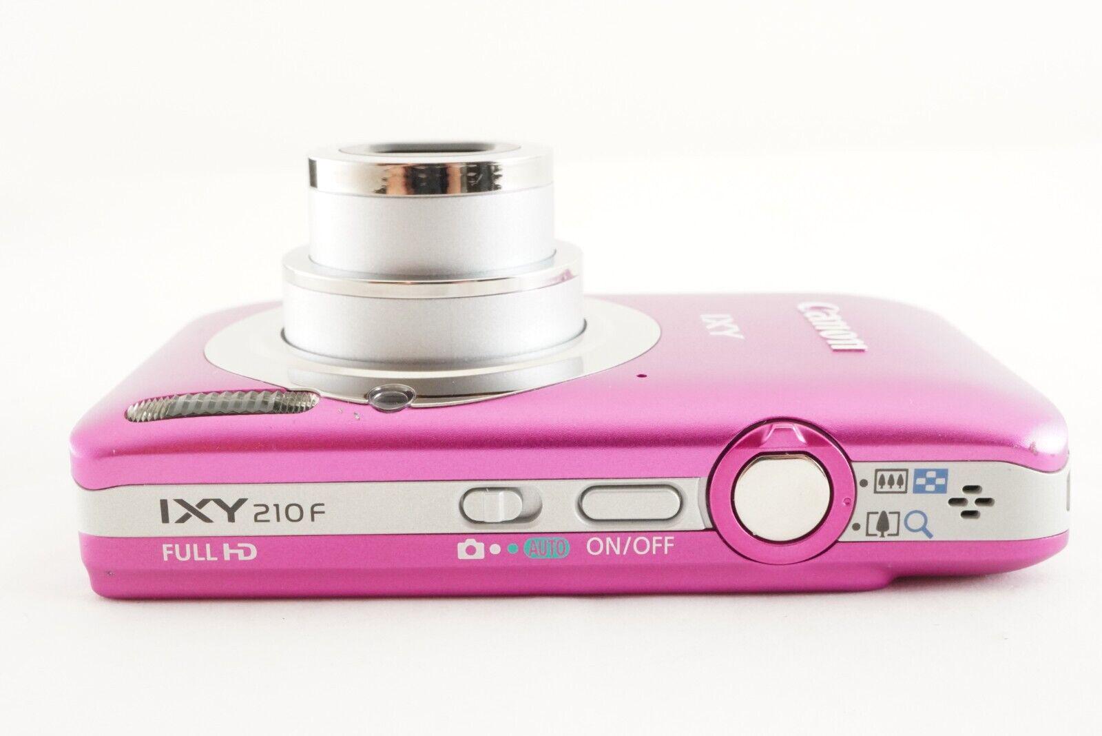 Canon IXY 210F Pink With 4GB Sdhc Card Compact Digital