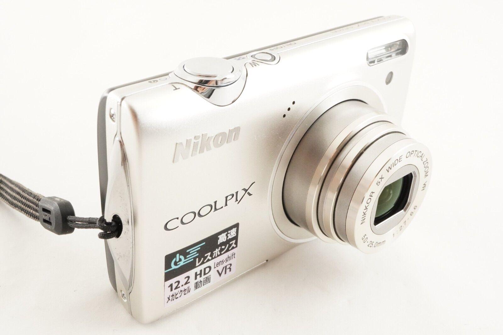 Nikon COOLPIX S5100 Silver Inbox & 4GB Sdhc Card Digital Camera