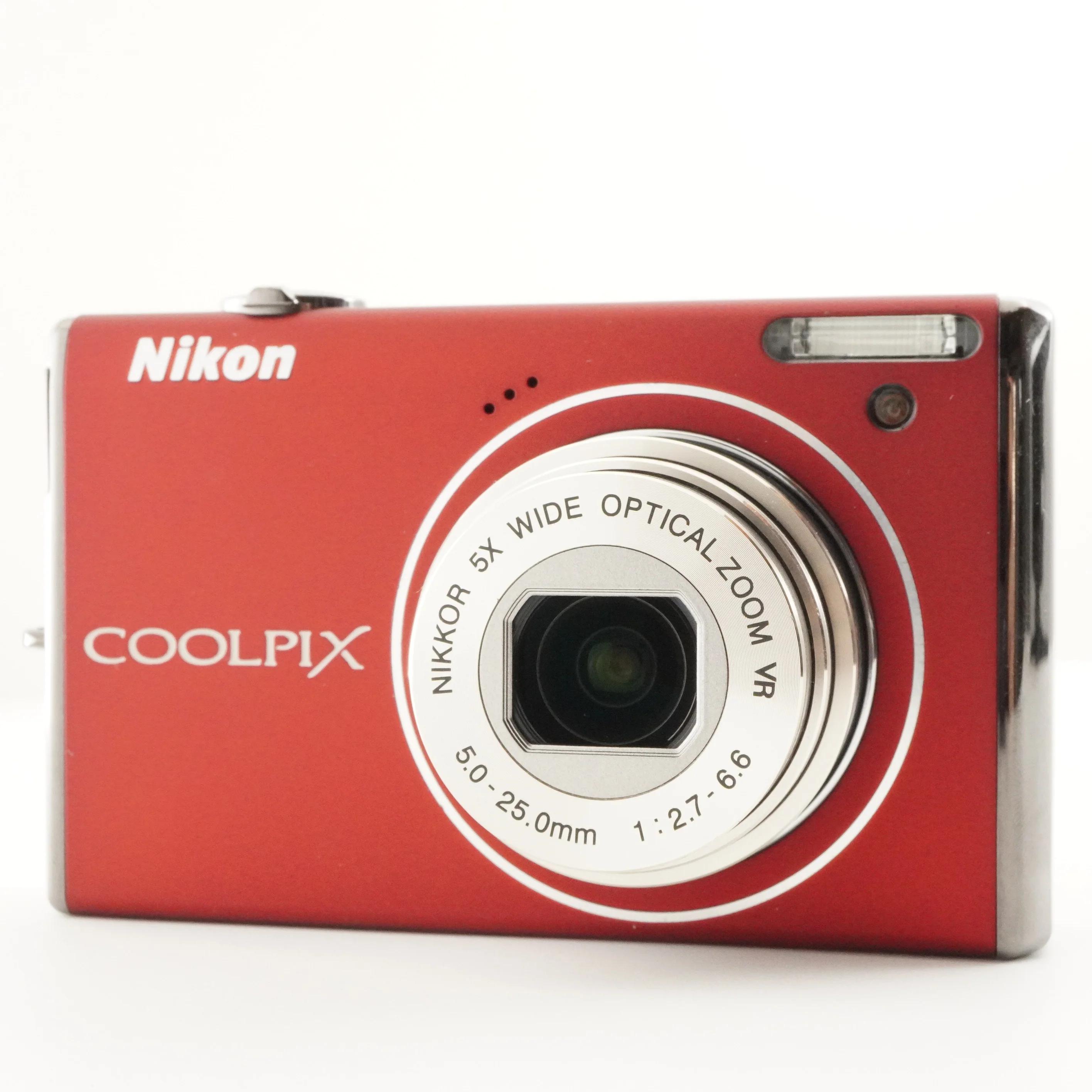 Nikon COOLPIX S640 Red in Box With 4GB Sdhc Card From Japan