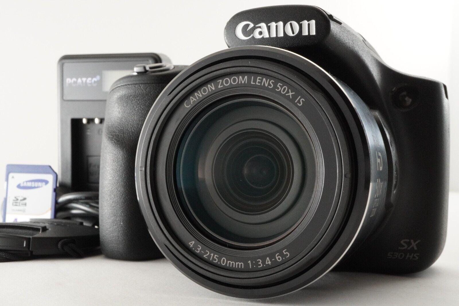 Canon PowerShot SX530 HS ブラック 4GB SDHC カード付き デジタル 