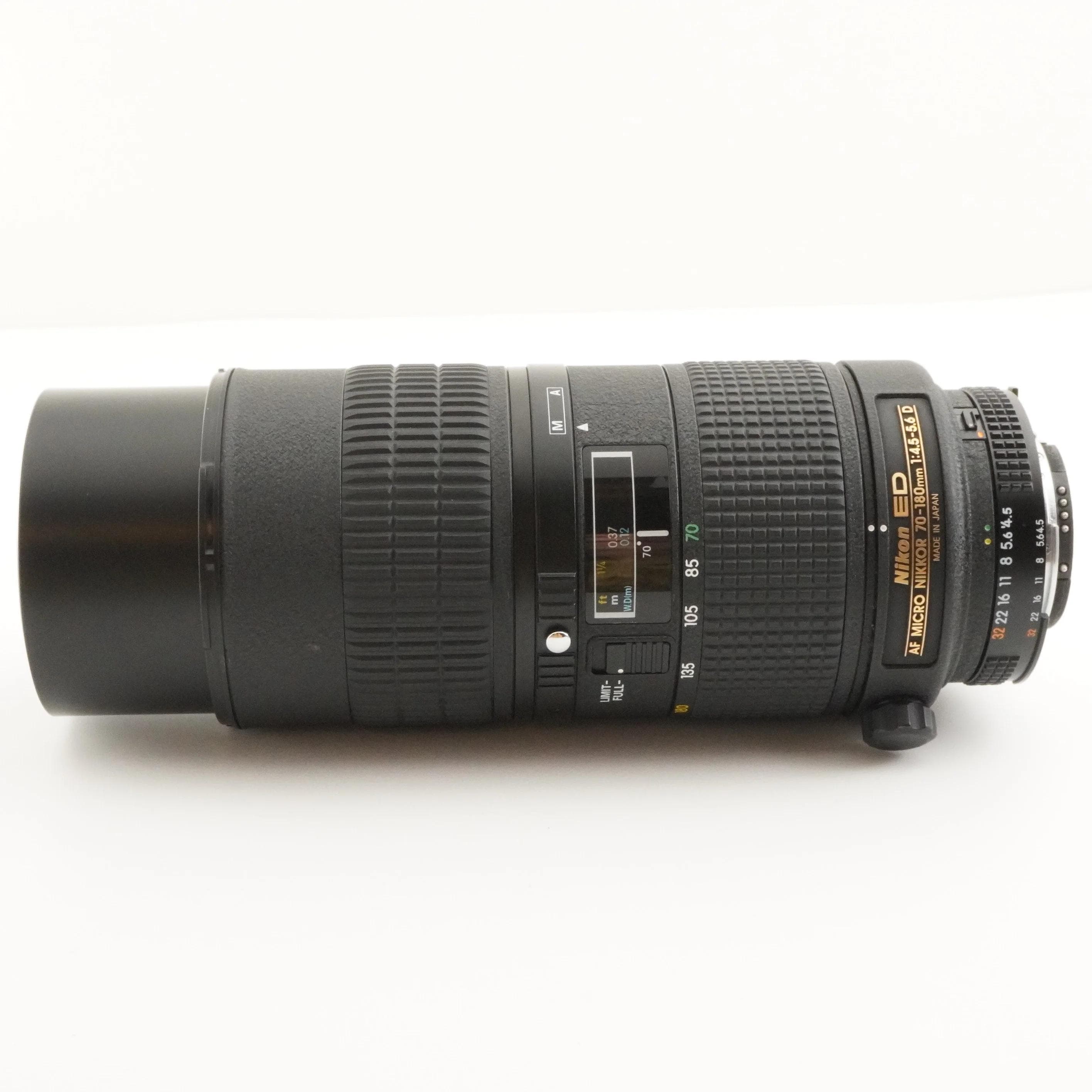 Nikon AF MICRO NIKKOR 70-180mm F4.5-5.6 D Ed Af Zoom Lens From