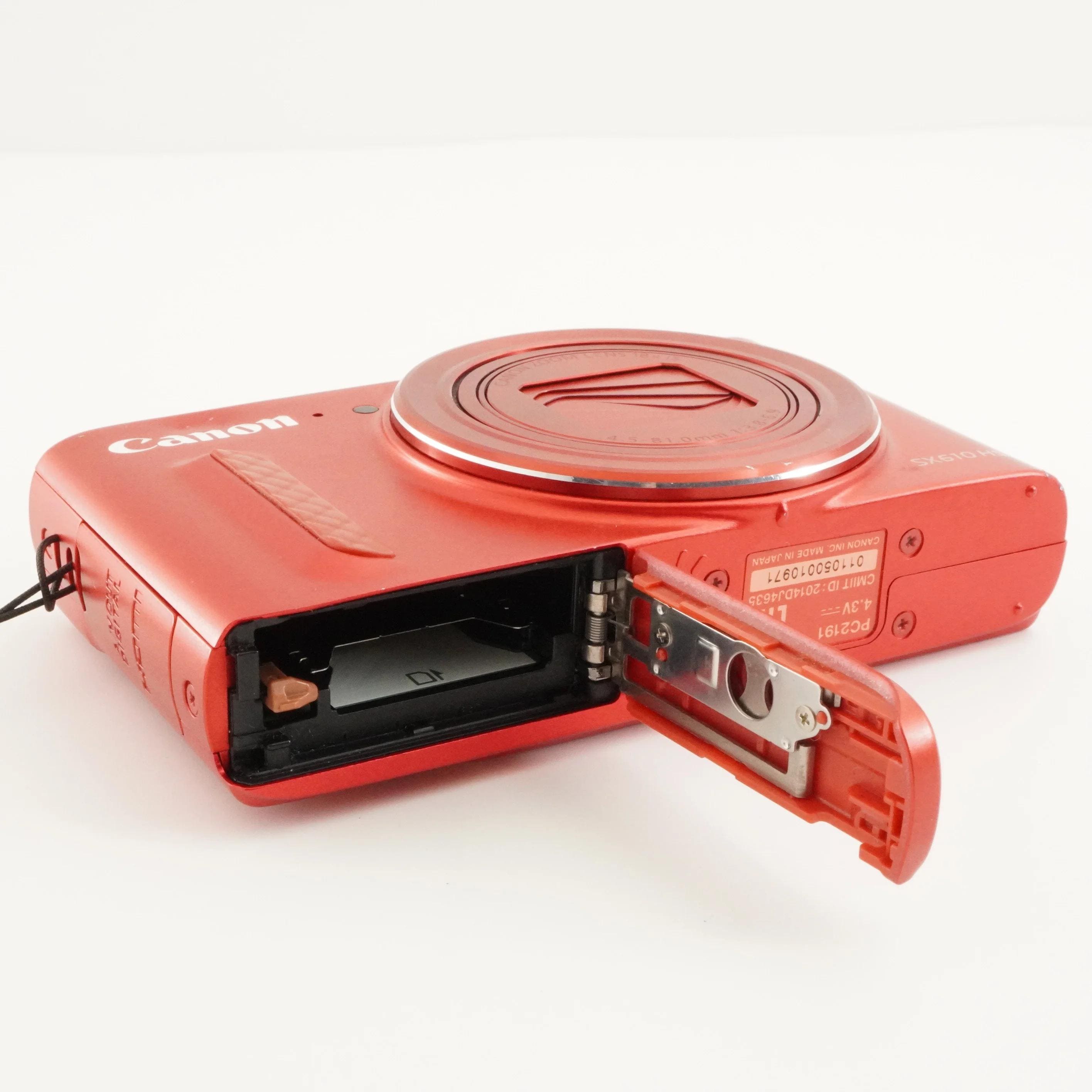 【ジャンク】Canon SX610 HS PC2191 レッド Amazon.com : Canon PowerShot SX610 HS (Red) : Electronics