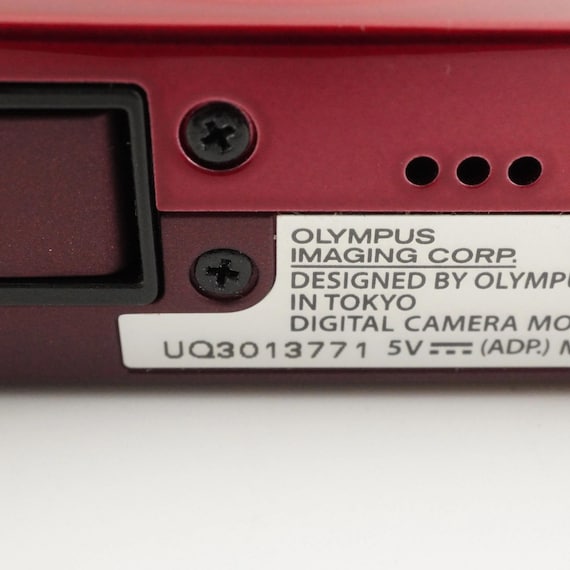 OLYMPUS VH-210 Red With 4GB Sdhc Card Digital Camera From Japan