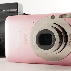 Canon IXY 200F Pink With 4GB Sdhc Card Digital Camera From Japan