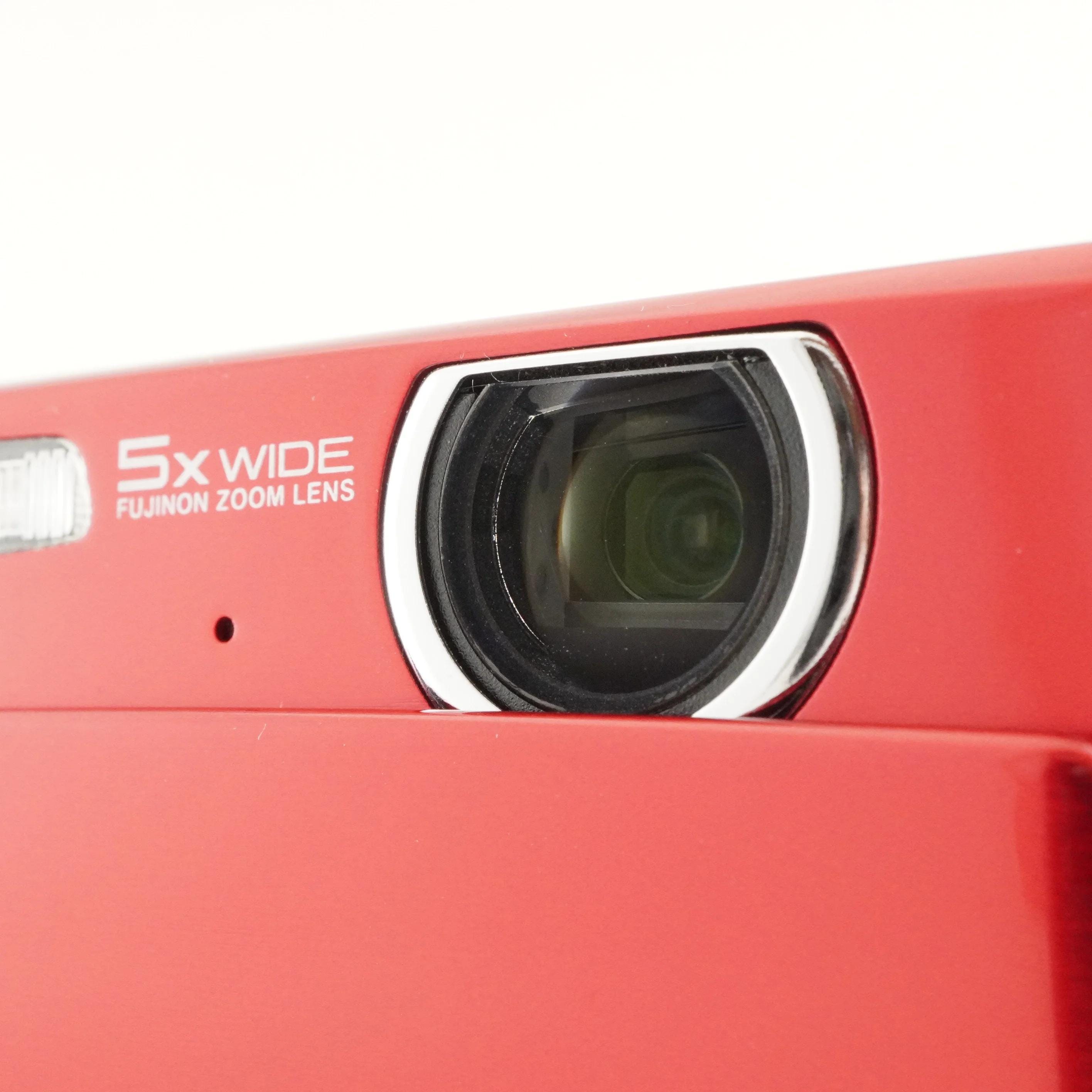 FUJIFILM Finepix Z90 Red + 2GB Sd Card Digital Camera From Japan