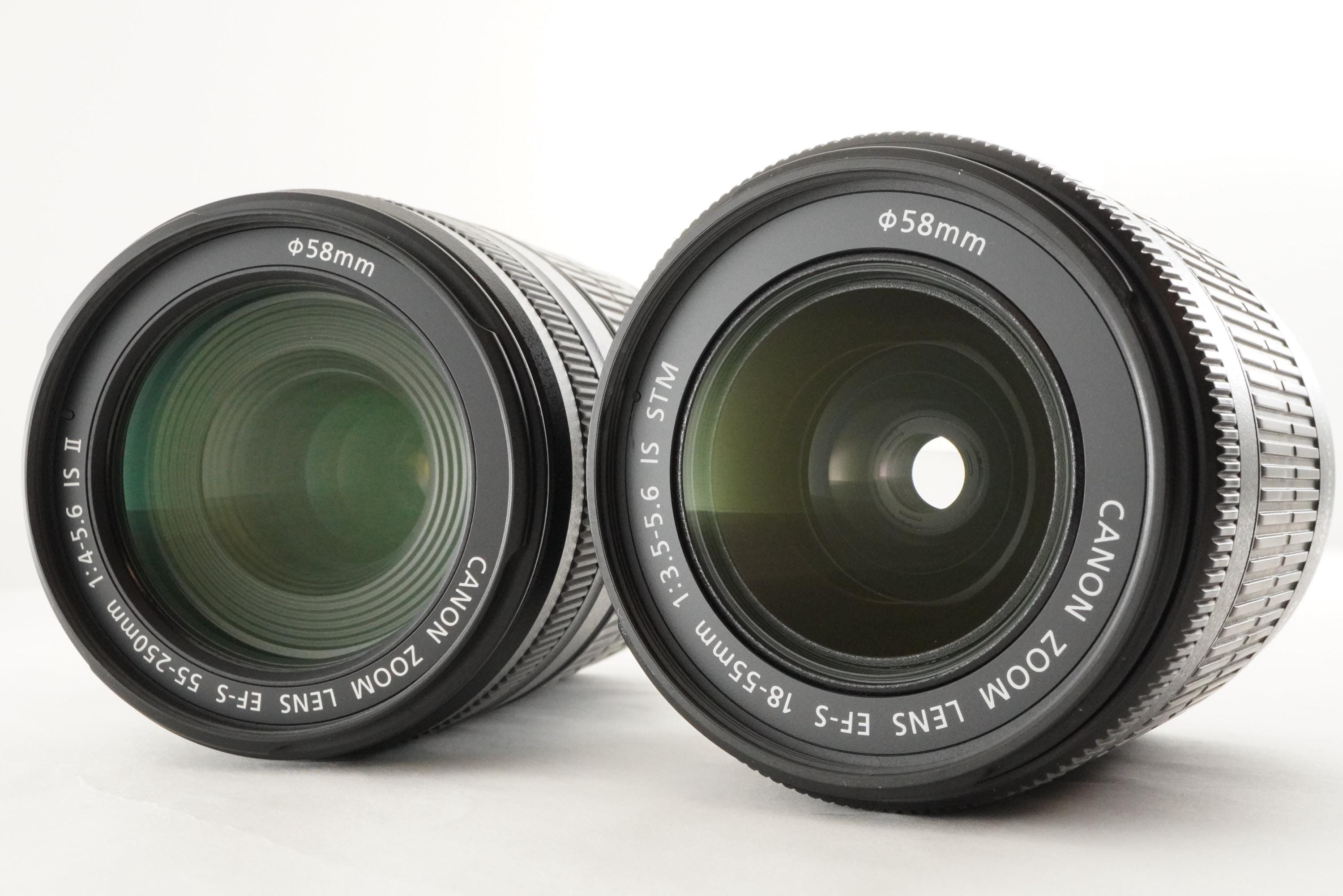 Canon EOS Kiss X7 [S/C 2,246] + 18-55mm is Stm + 55-250mm is