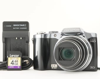 OLYMPUS SZ-30MR Black With 4GB Sdhc Card Digital Camera From Japan