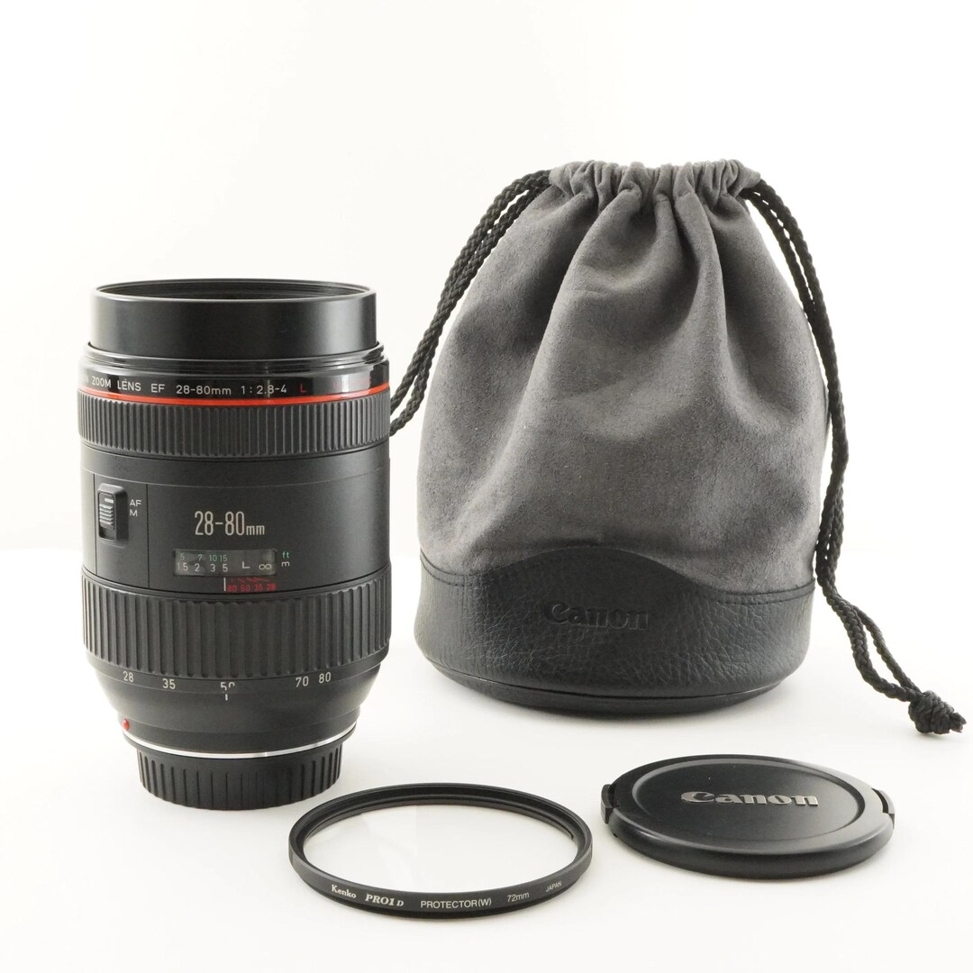 Canon EF 28-80mm F2.8-4 L Usm + Pouch Af Zoom Lens From Japan