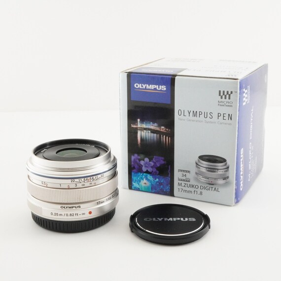 OLYMPUS M.ZUIKO 17mm F1.8 Silver in Box Af Prime Lens From OLYMPUS M.ZUIKO 17mm F1.8 Silver in Box Af Prime Lens From