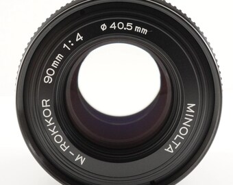 MINOLTA M-ROKKOR 90mm F4 for Leica M Mf Prime Lens From Japan