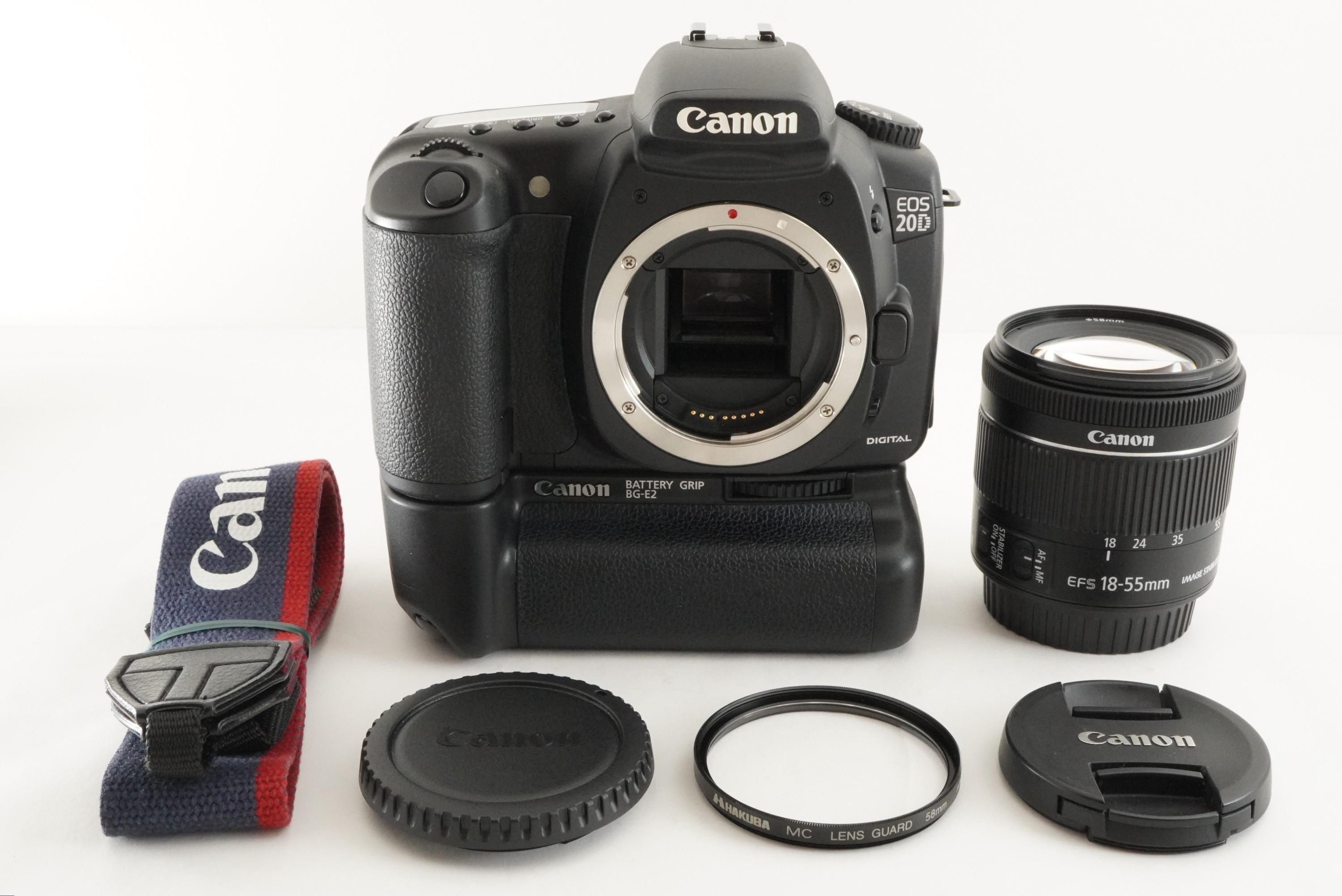 Canon EOS 20D + バッテリーグリップ BG-E2 + Ef-s 18-55 mm F4