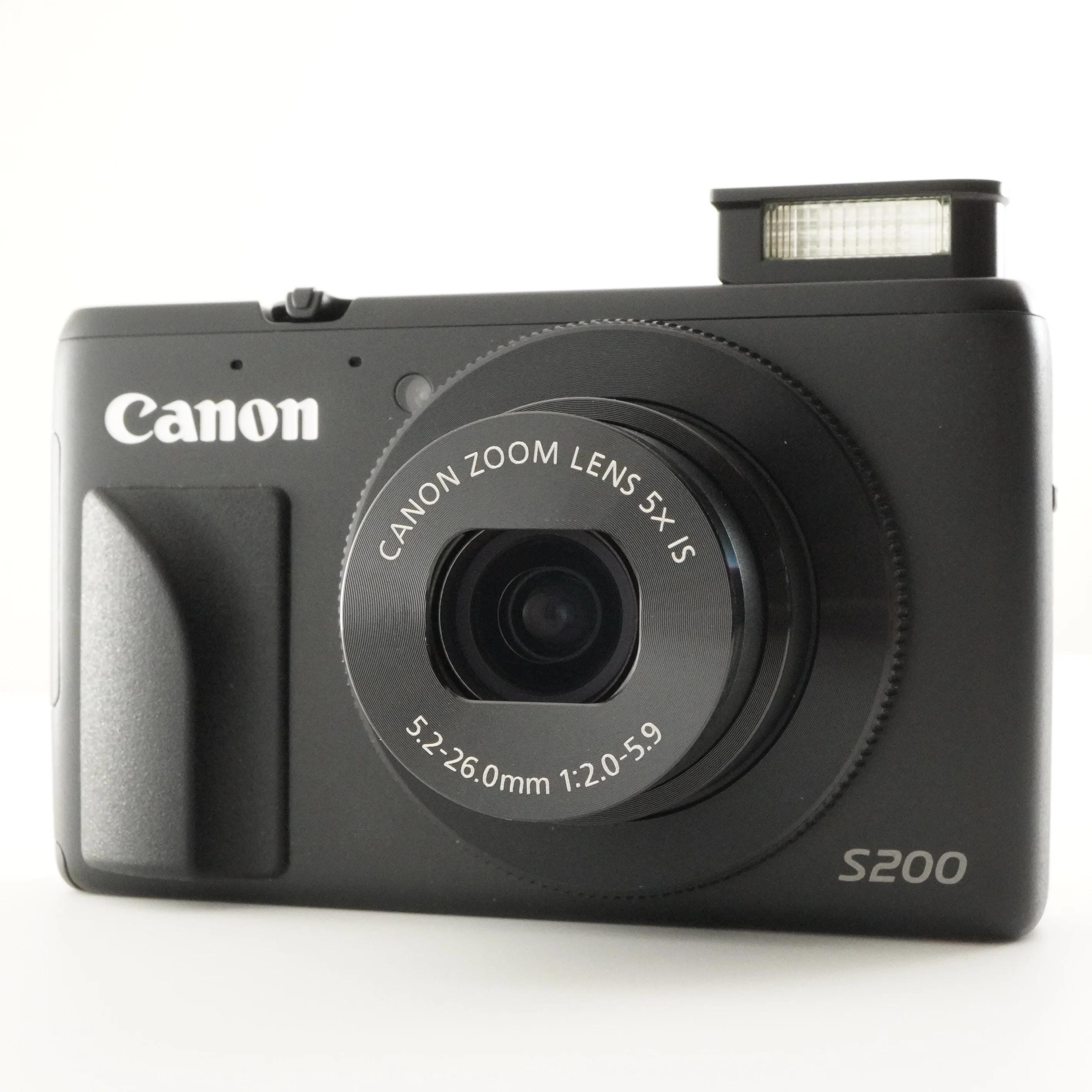 Canon PowerShot S200 ブラック 4GB SDHCカード付き デジタルカメラ 