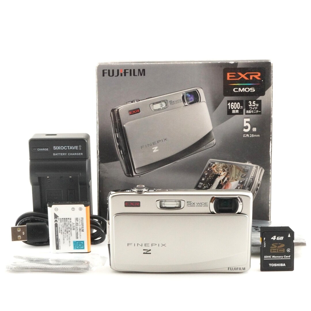 FUJIFILM FINEPIX Z900 Exr Silver in Box With 4gb Sdhc Card
