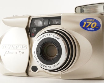 OLYMPUS mju [mju:]-II 170 VF Point & Shoot Film Camera from Japan #8901