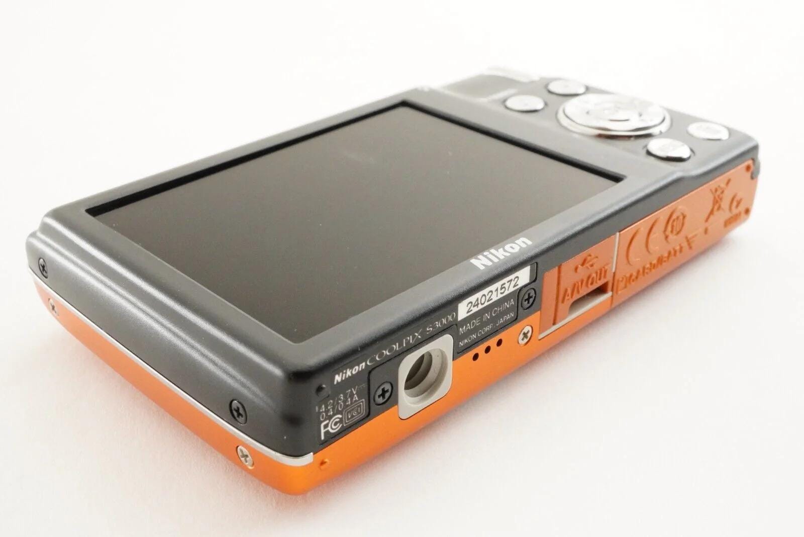 Nikon Coolpix S3000 オレンジ 通電済 元箱入 #81 Amazon.com : Nikon Coolpix S3000 12 MP Digital Camera with 4x