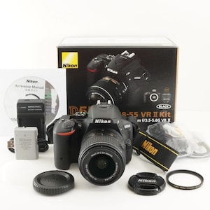 Nikon D5500 [3 346 bilder] + AF-S 18-55 mm G Ii VR i låda från Japan #9484