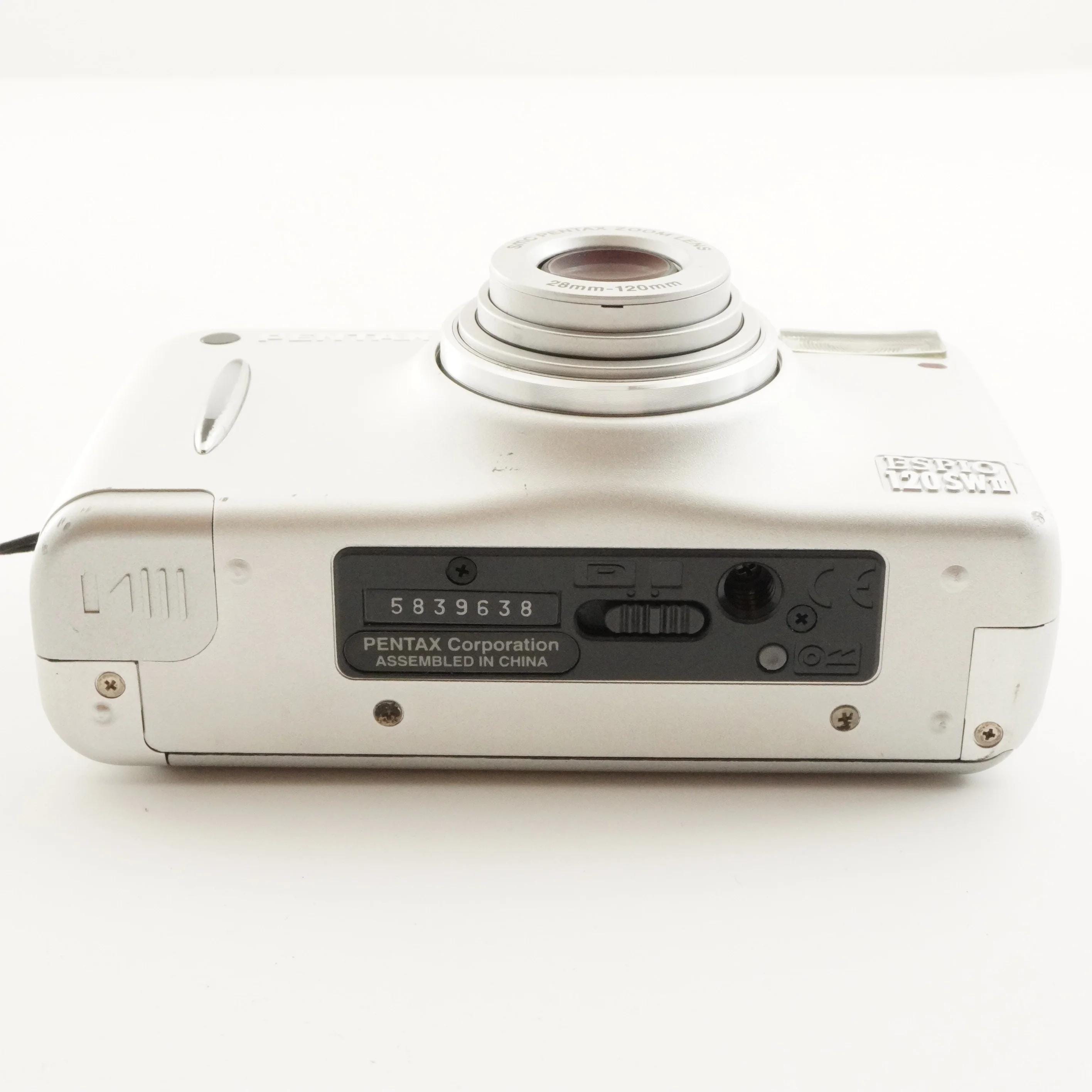 PENTAX ESPIO 120SW II シルバー 箱入り コンパクト＆シュート