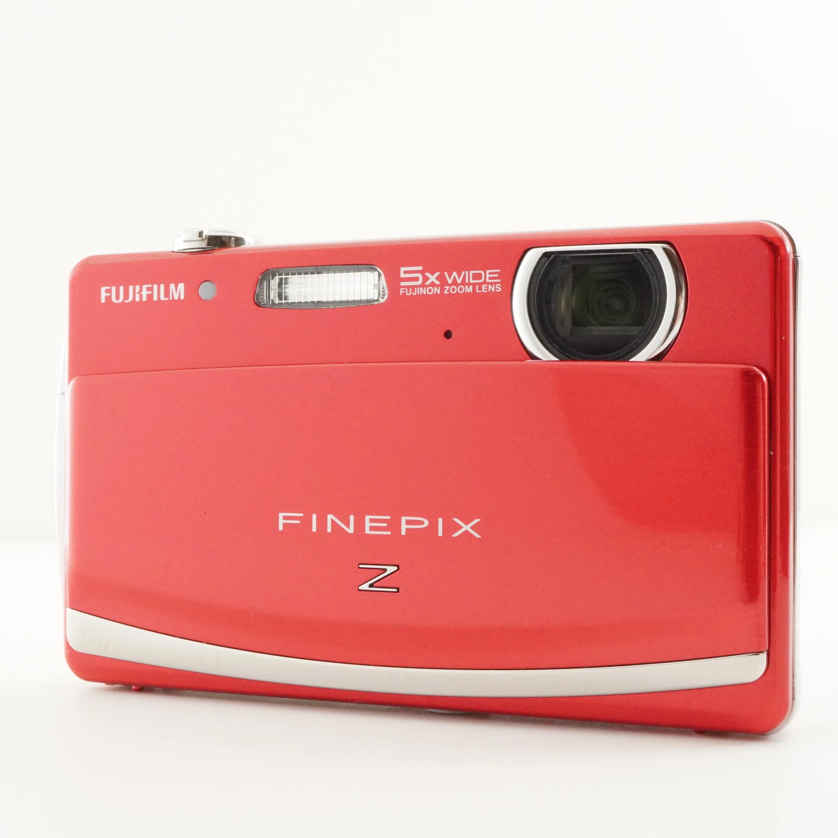 FUJIFILM Finepix Z90 Red + 2GB Sd Card Digital Camera From Japan