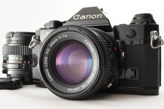 Canon AE-1 PROGRAM Black New FD 50mm F1.4 New Fd 28mm F2.8 