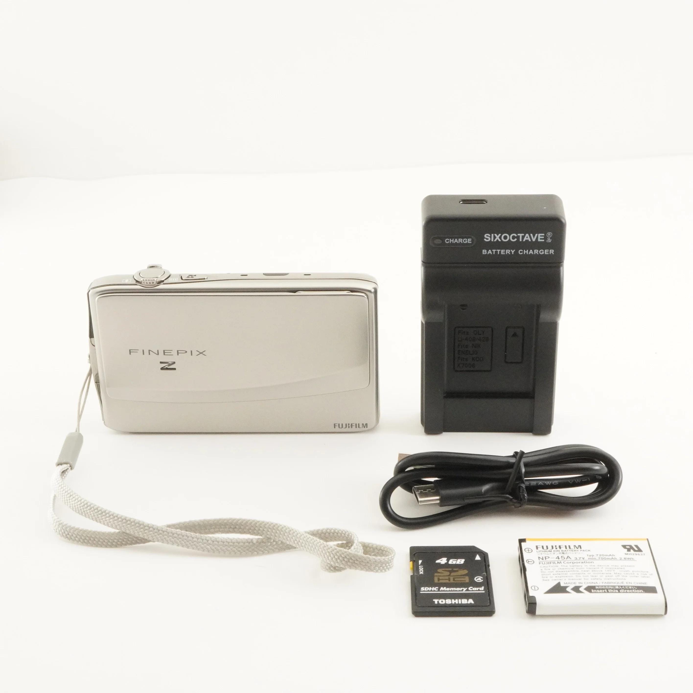 FUJIFILM Finepix Z900 EXR Silver + 4gb Sdhc Card From Japan #10512