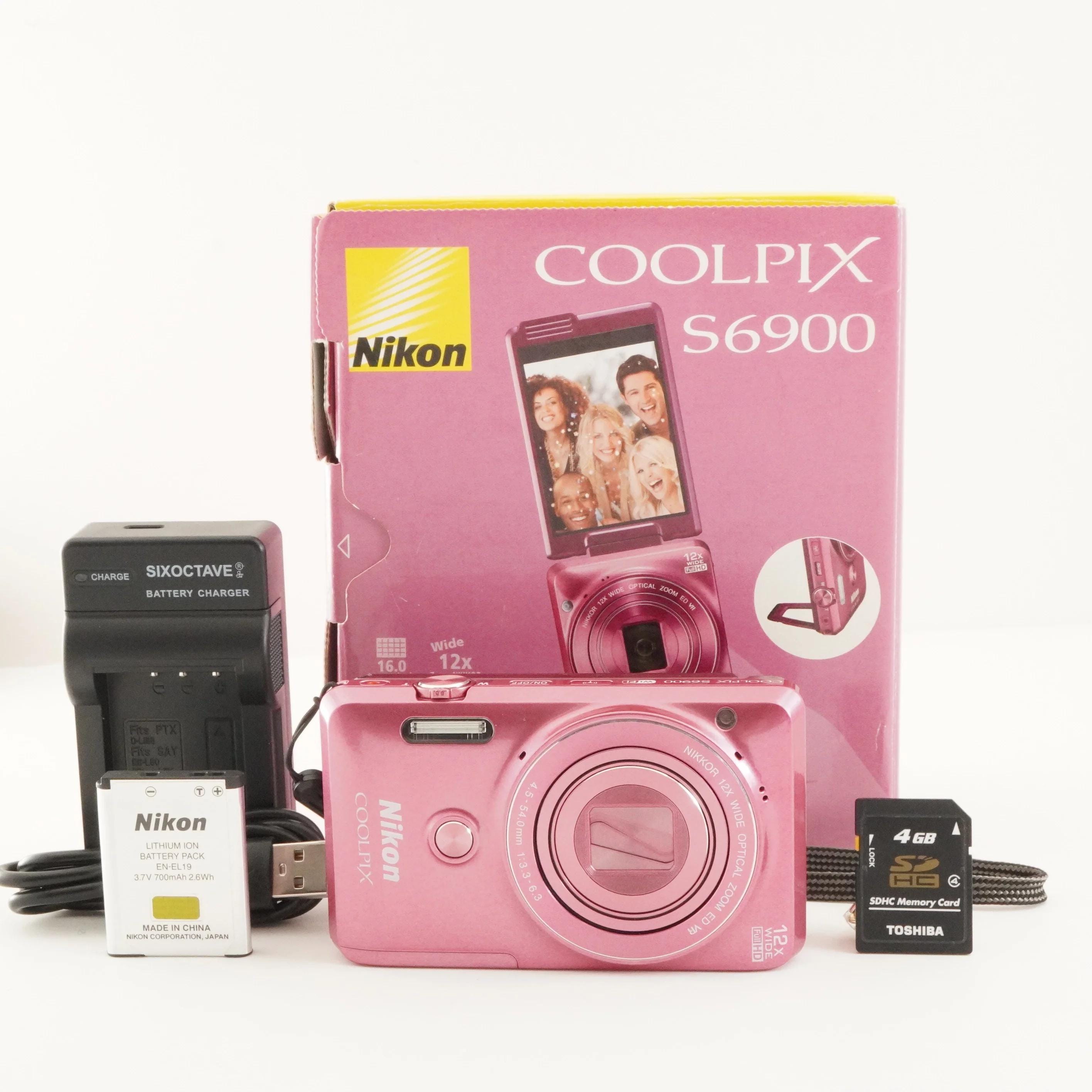Nikon S6900 Camera Pink - Etsy
