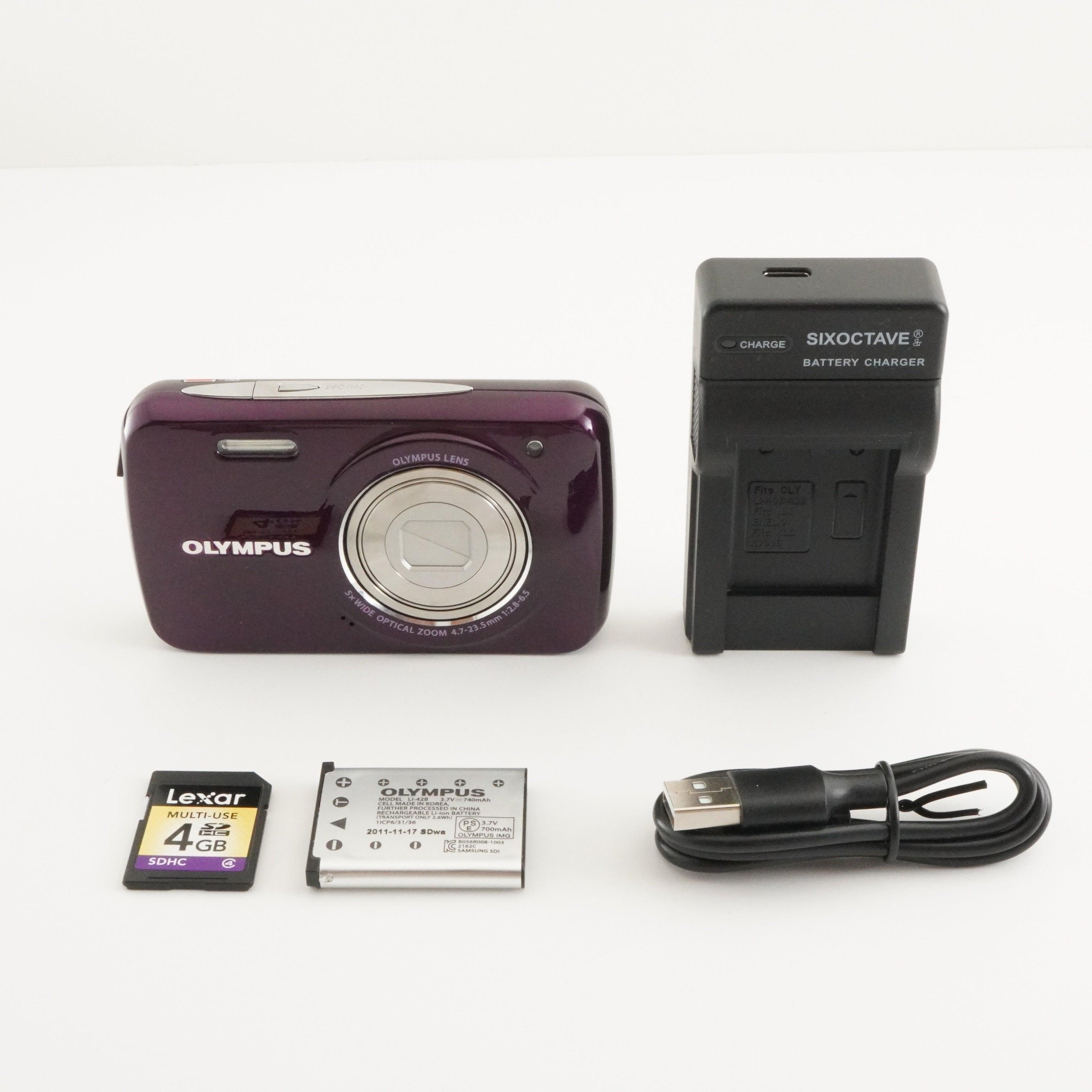 【美品】【スマホ転送OK】OLYMPUS VH-210 パープル デジタルカメラ Amazon | OLYMPUS デジタルカメラ VH-210 パープル 1400万画素