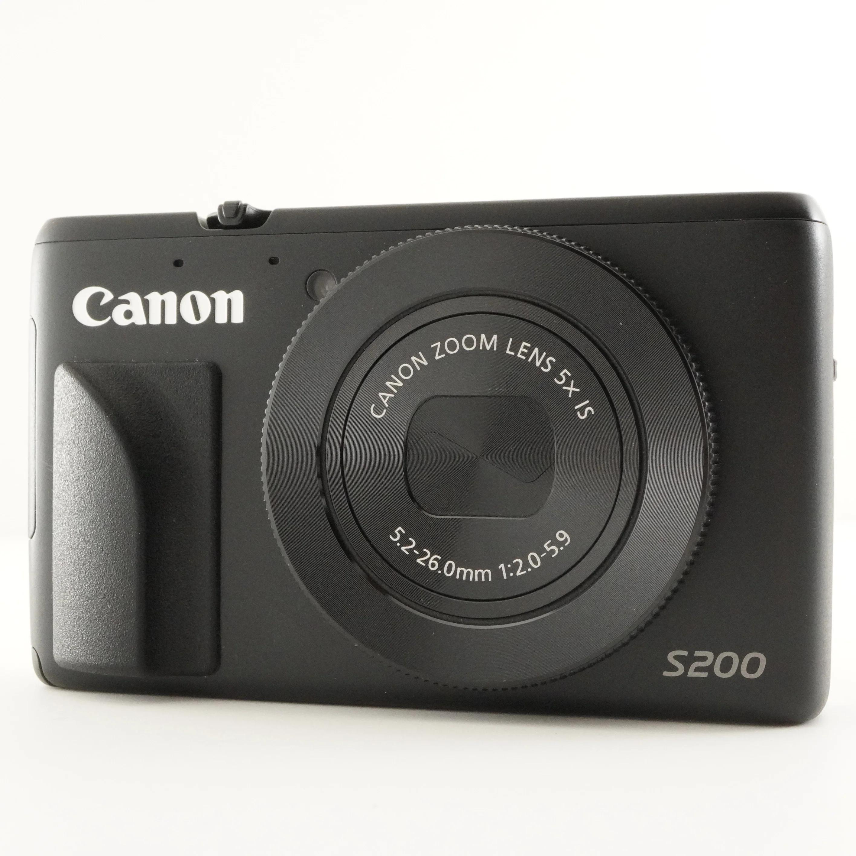 Canon Powershot S200 Black With 4GB SDHC Card Digital Camera From