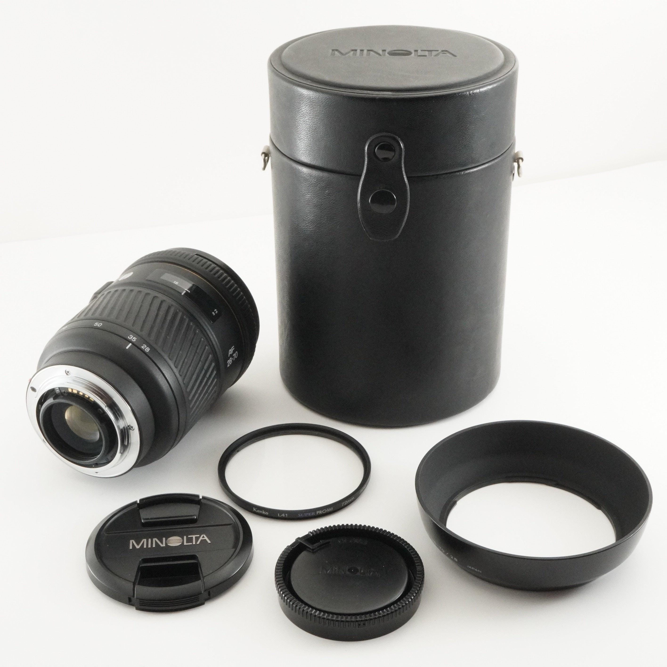 MINOLTA AF ZOOM 28-70mm F2.8 With Case Af Zoom Lens From