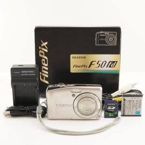 FUJIFILM Finepix F50fd Silver in Box +2GB Sdcard Digital Camera