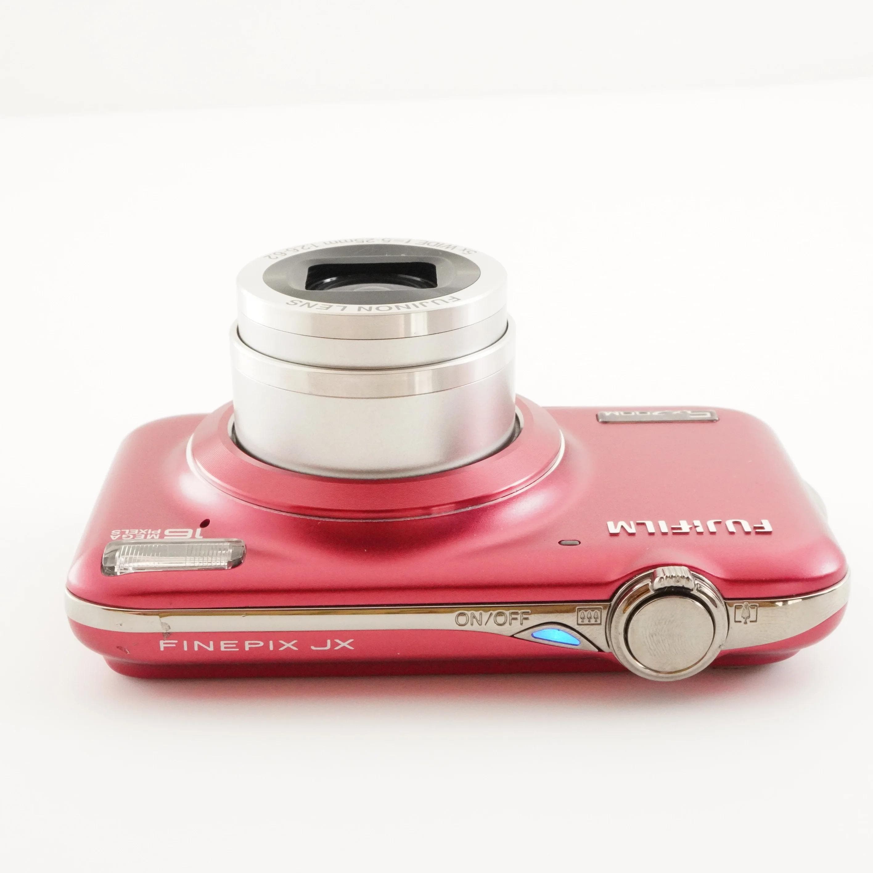 超極上★FUJIFILM FINEPIX JX400 レッド #844 FUJIFILM Finepix JX400 Red in Box With 4GB Sdhc Card From Japan
